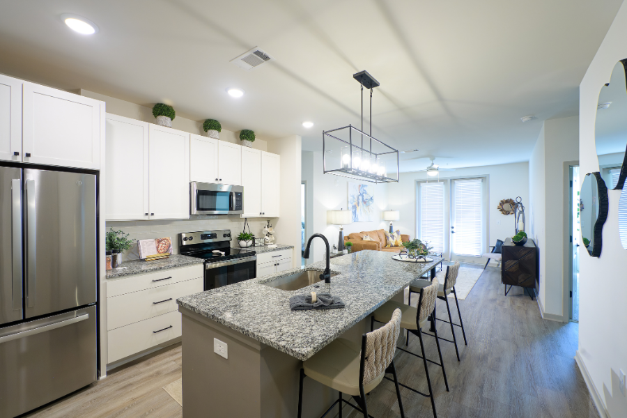 Open Layout Kitchen kitchen with spacious areas