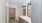 Master bathroom with double sinks and black matte fixtures