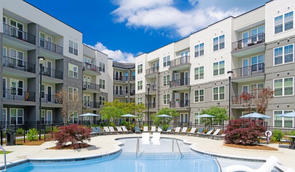 The Tomlin pool exterior - Snellville, GA