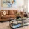 Well lit cozy living room